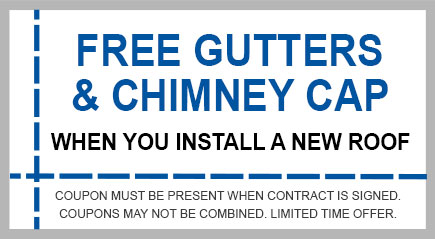 Free Gutters and Chimney Caps